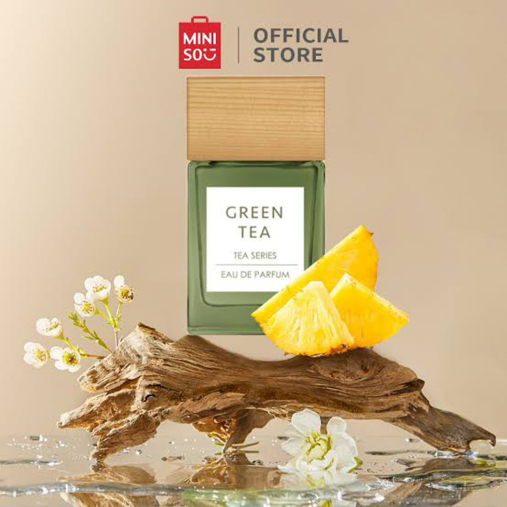 MINISO TEA SERIES EDP PARFUM GREEN TEA WHITE TEA SEGAR