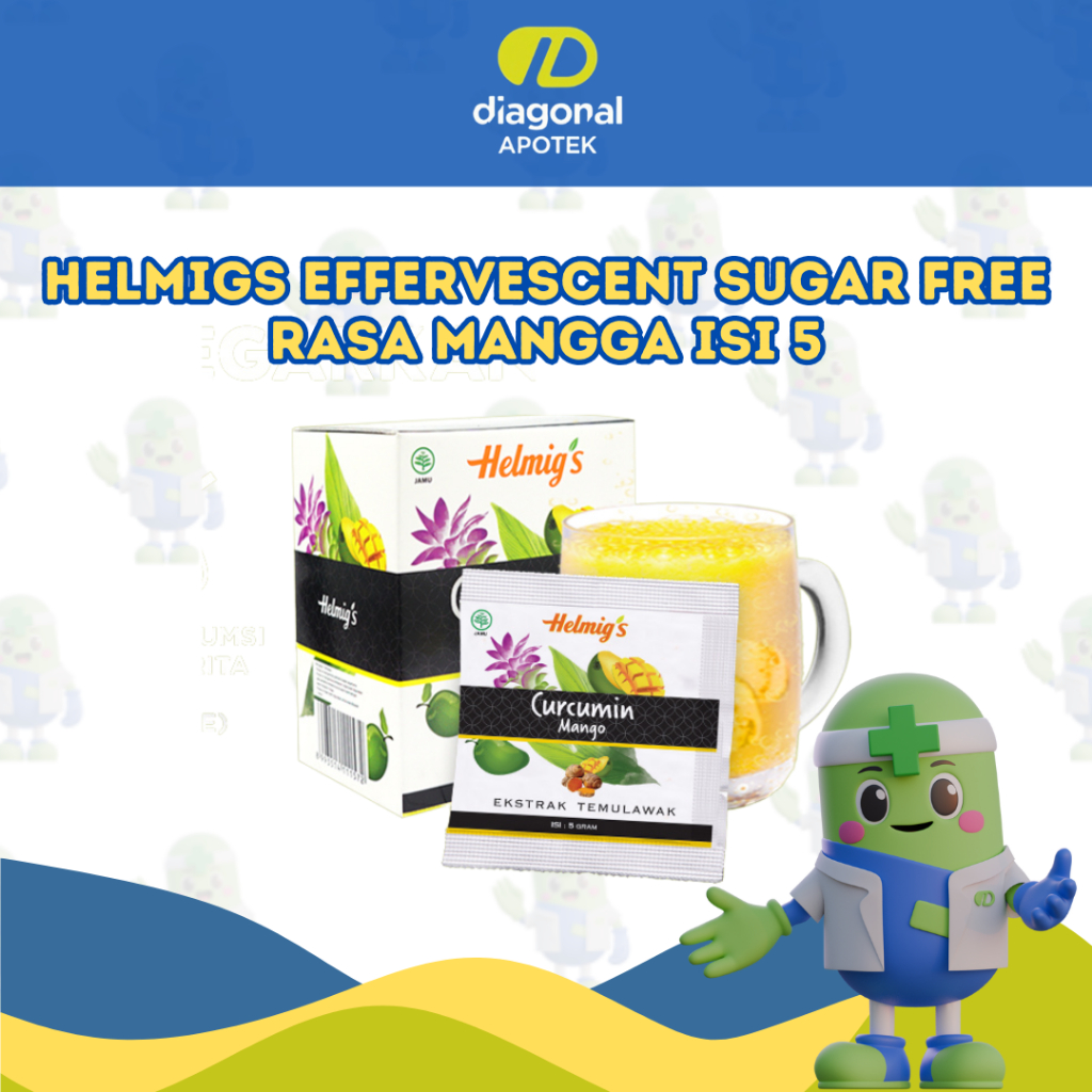 

Helmig's Effervescent SF Mangga Box 5 Sachet Minuman Untuk Menjaga Daya Tahan Tubuh, Kesehatan Liver