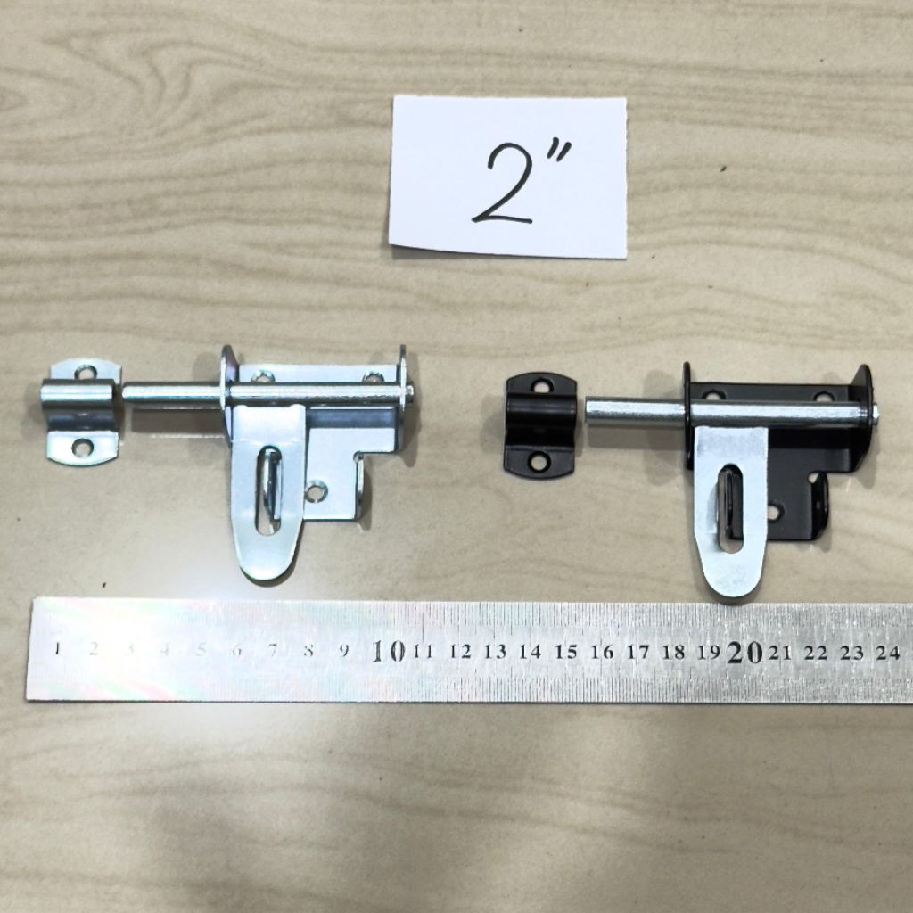 Grendel slot besi pintu lipat Las 2 inchi // overpal gudang sleding besi ornamen aksesoris pintu pag