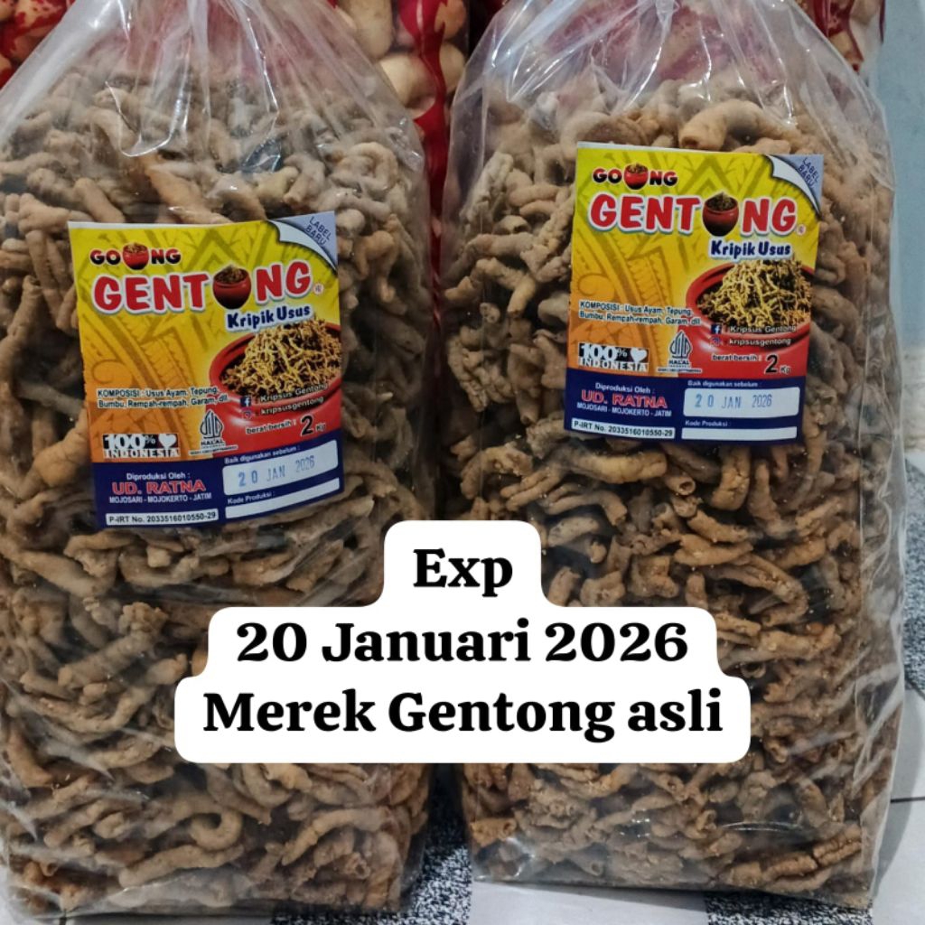 

Usus gentong 1 bal exp Januari 2026
