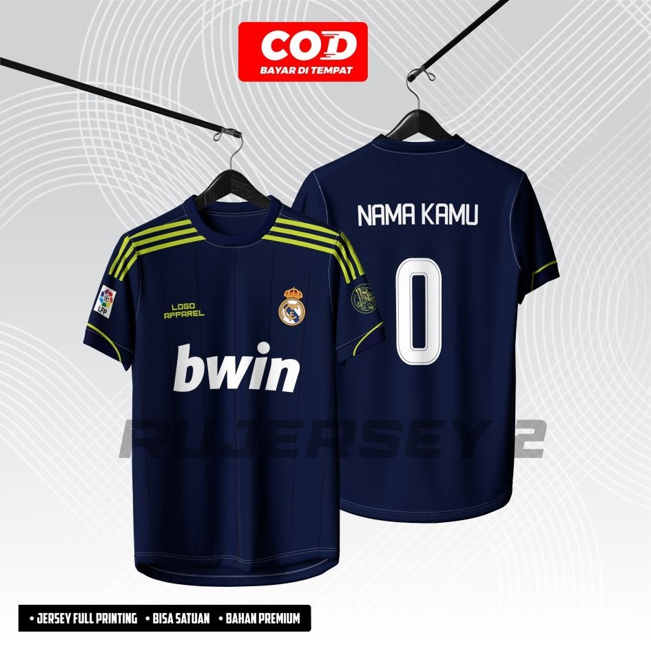 Jersey Madrid 2012/2013 Away Full Printing
