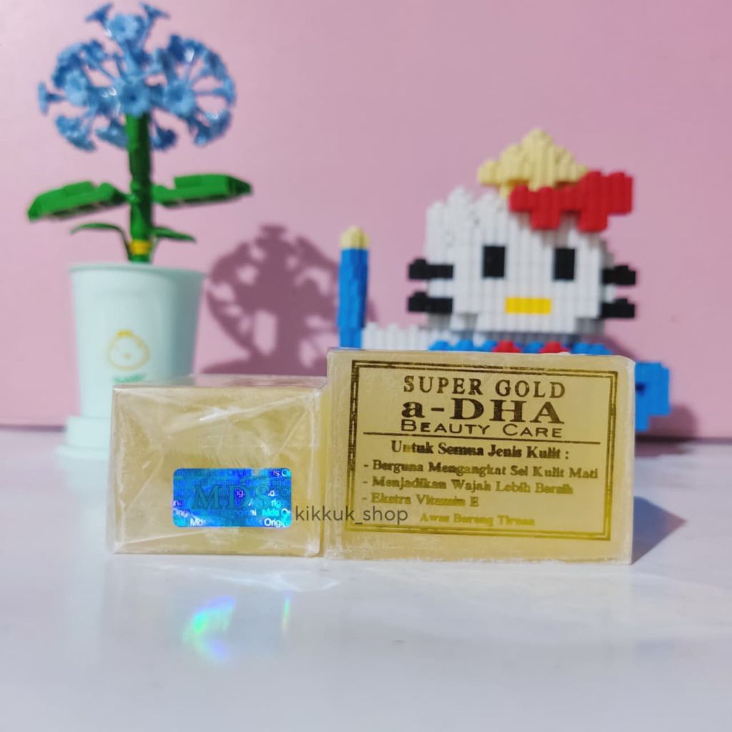 Sabun ADHA Super GOLD Holo Biru MDS Original Bpom
