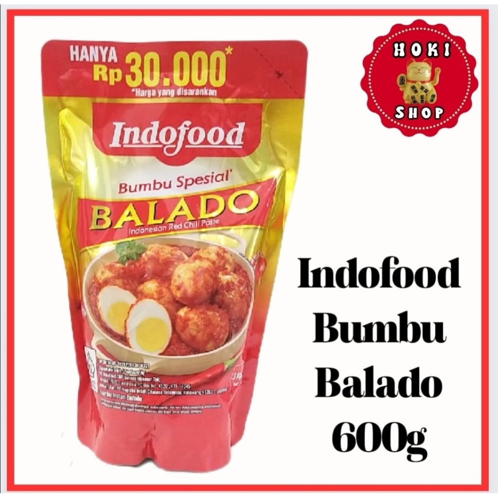 

Indofood Bumbu Balado 600gr / Bumbu Balado Siap Pakai / Bumbu Instan / Indofood Balado