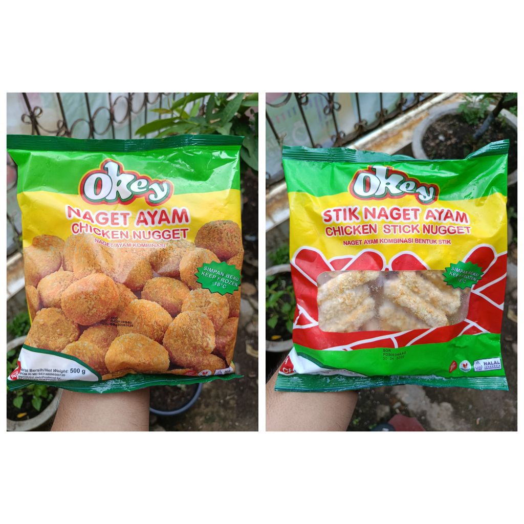

Okey Chicken Nugget Kemasan 500gram