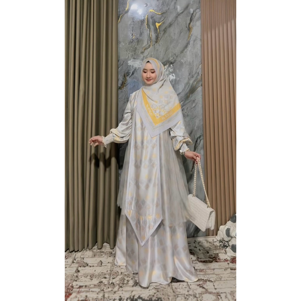 ALQIBLAT SET GAMIS TERBARU