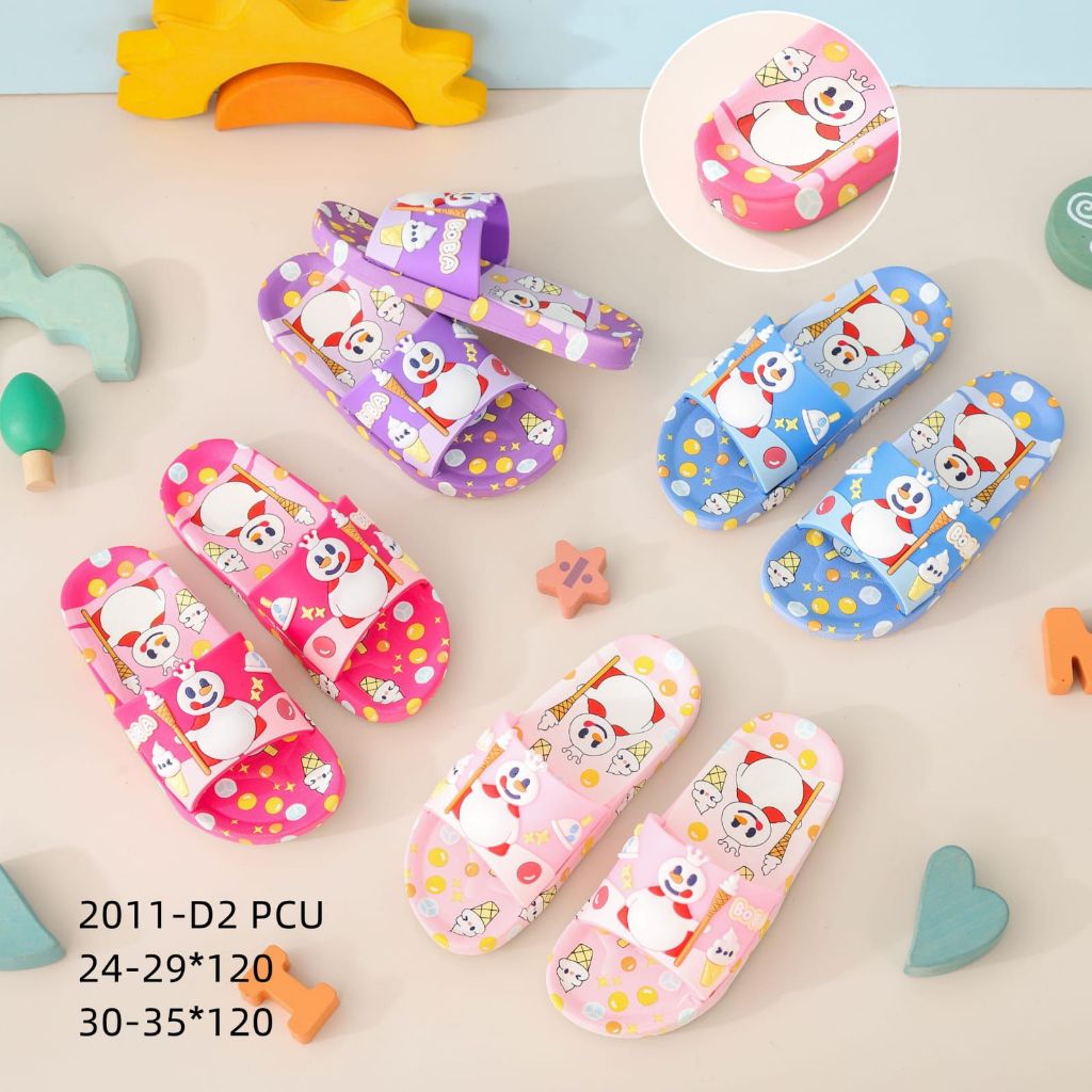 MishoeOfficial ~ Sandal Slip-On Anak Perempuan Mixue Tahan Lama