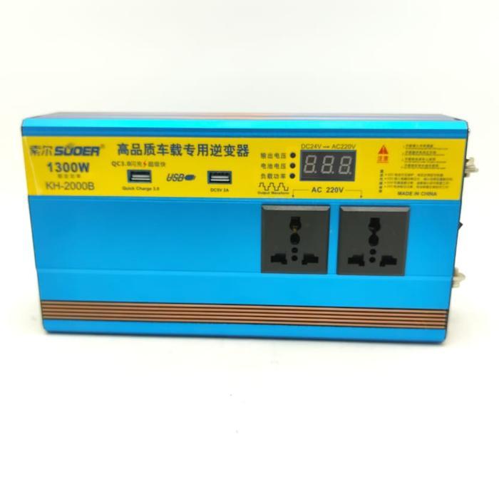 POWER INVERTER DC 24V TO AC 220V 2000 WATT DC TO AC SOLAR POWER INVERTER