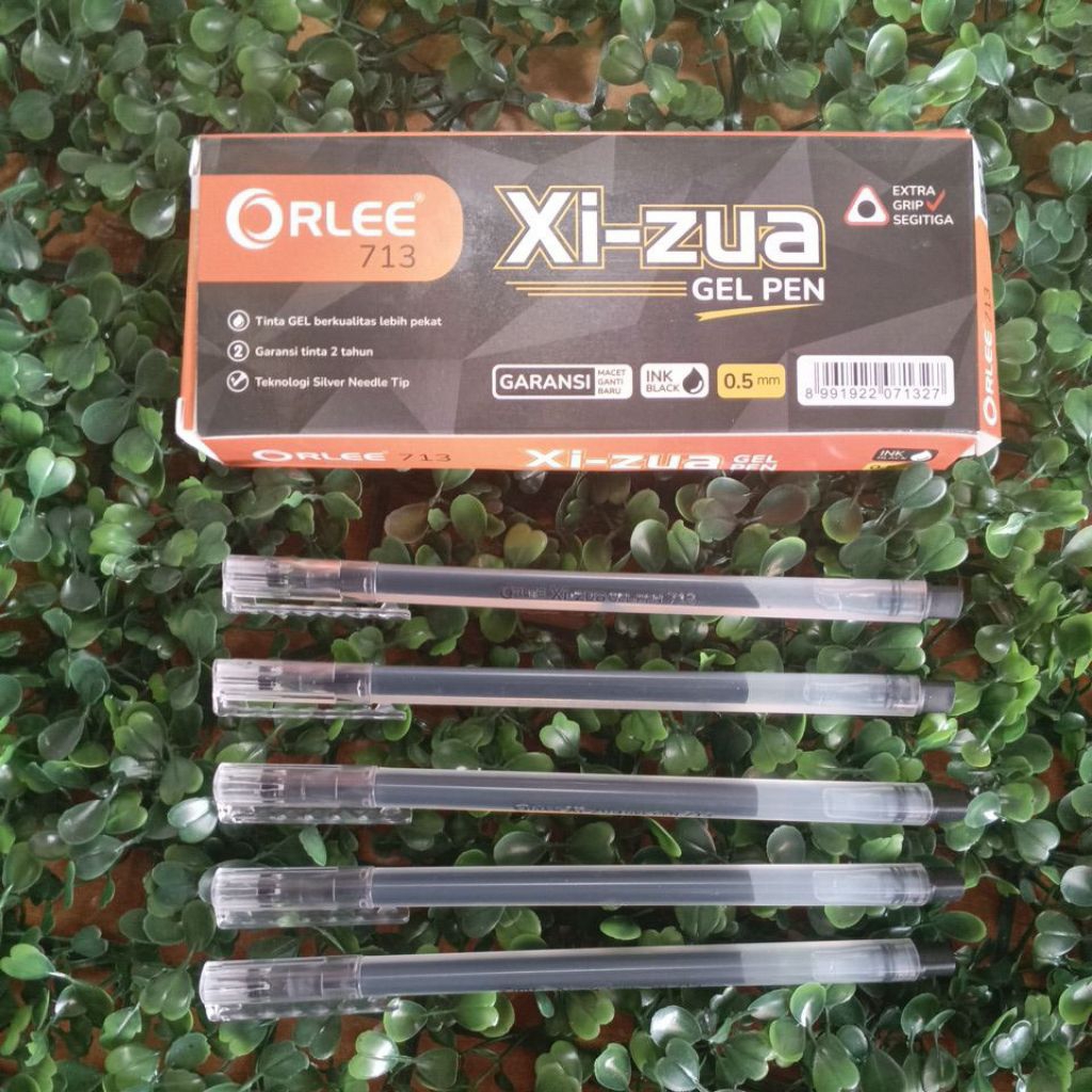 

Pulpen Gel Merek Orlee 713 Xi Zua Tinta Hitam 12pcs