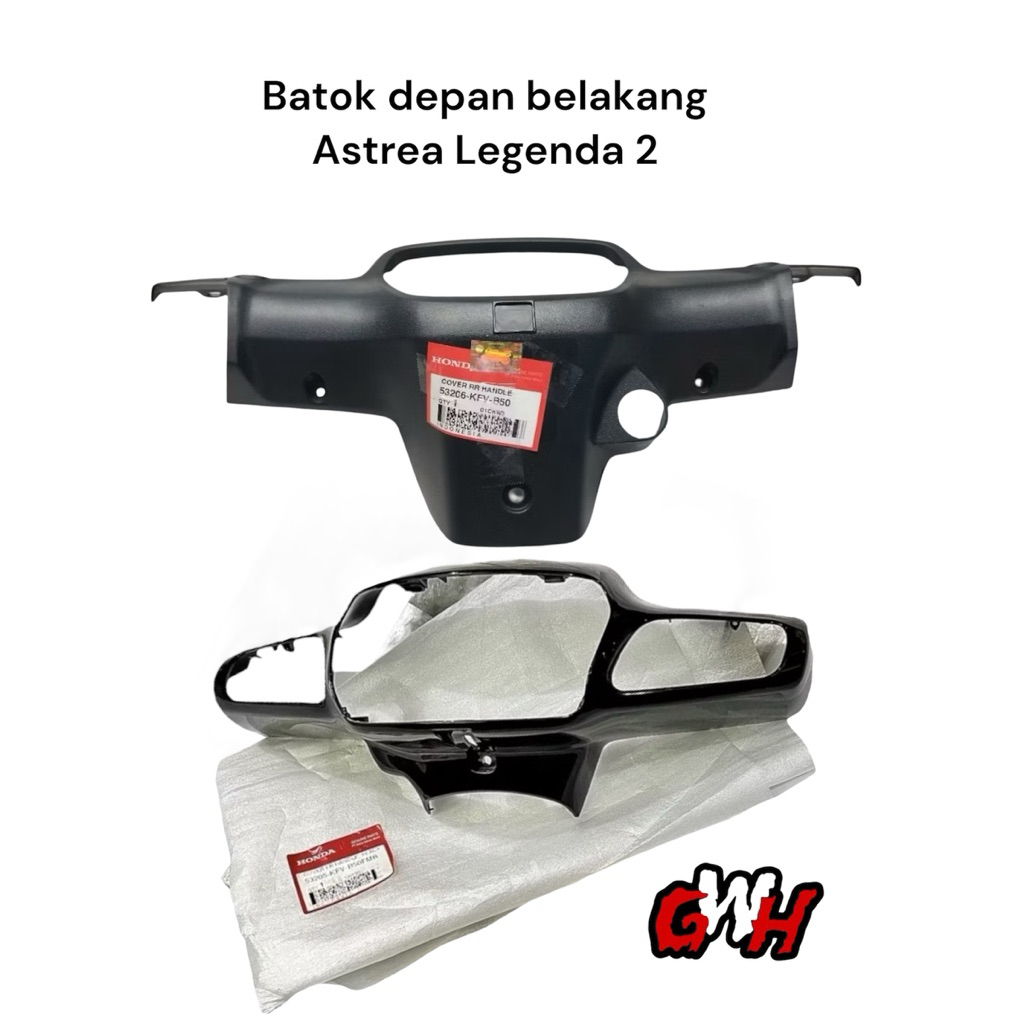 Cover Batok Totok Kepala Lampu Depan Belakang Honda Astrea Legenda 2 Original AHM