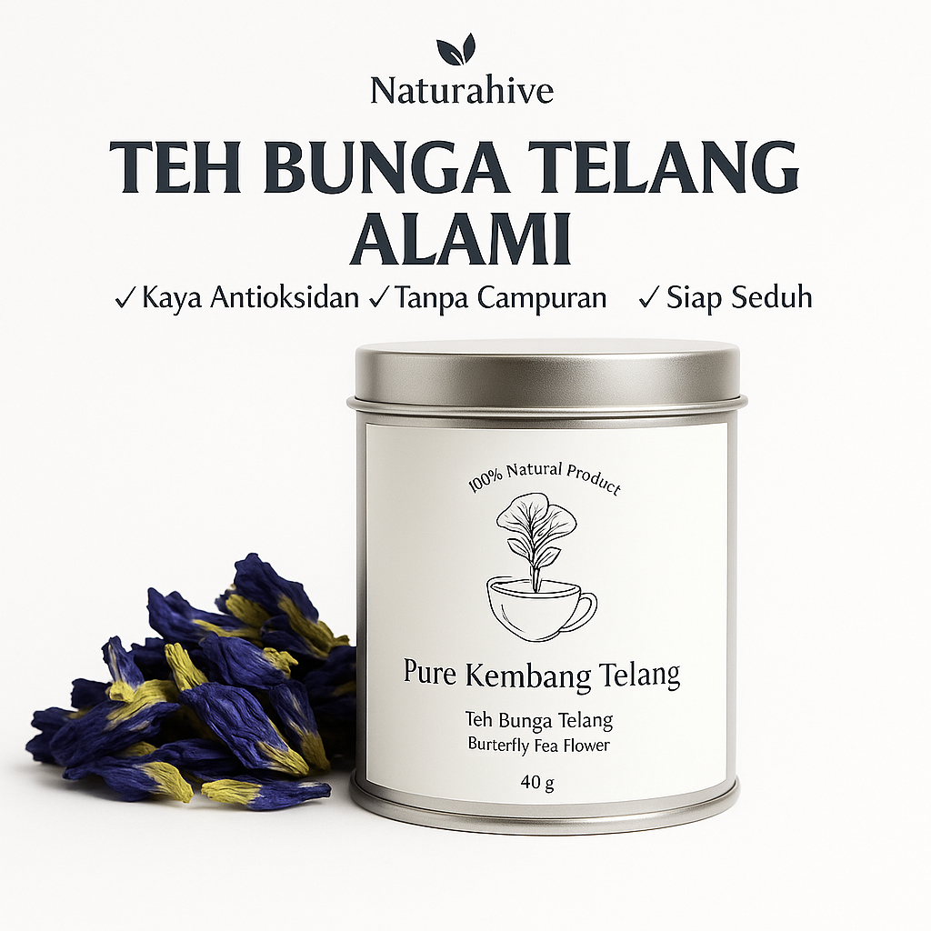 

Naturahive Teh Bunga Telang Kering