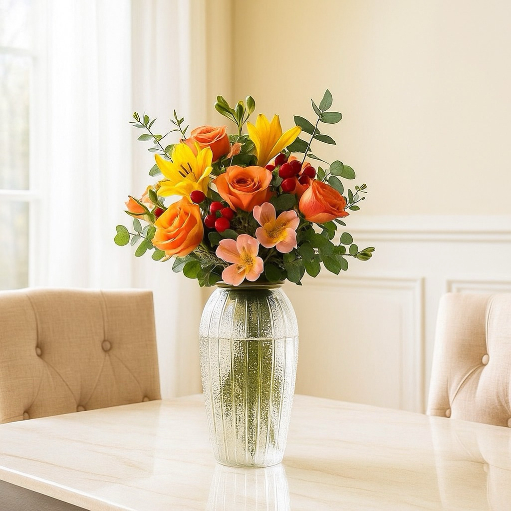 Vas Bunga Kaca Bening Hias Minimalis Pot Tanaman Air Hidroponik