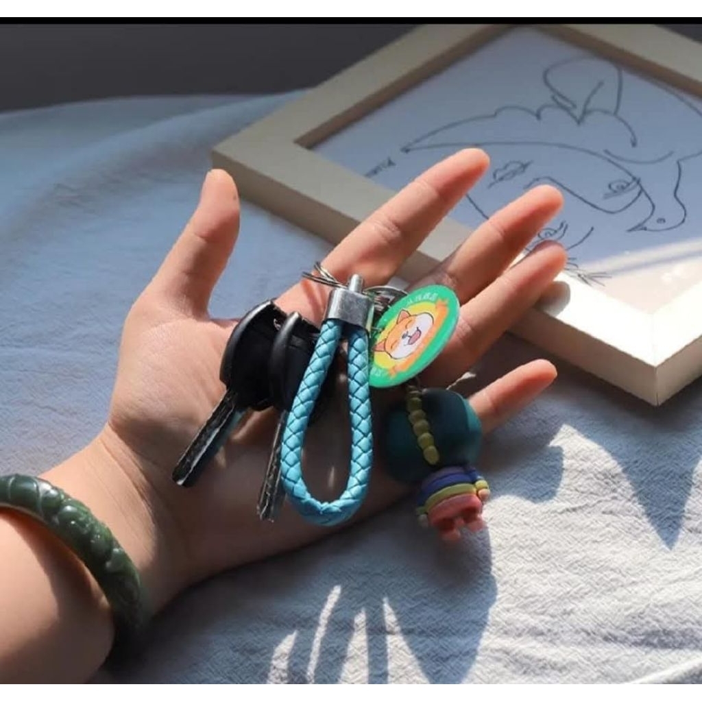 Gantungan Kunci Tali Anyam / Gantungan Mobil Motor