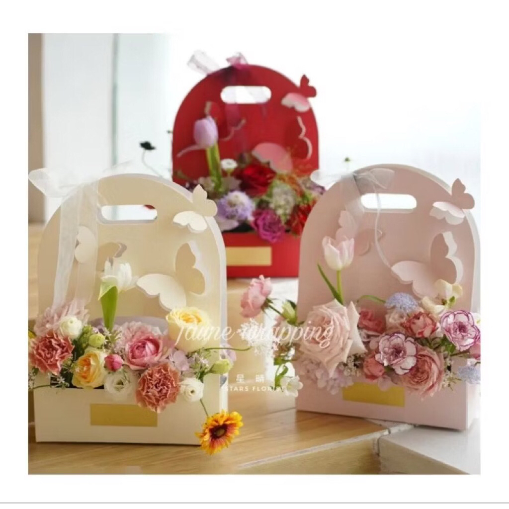 

Butterfly Gift Bag / Kotak Kupu-Kupu / Bloom Box / Buket Bunga Flower Bouquet