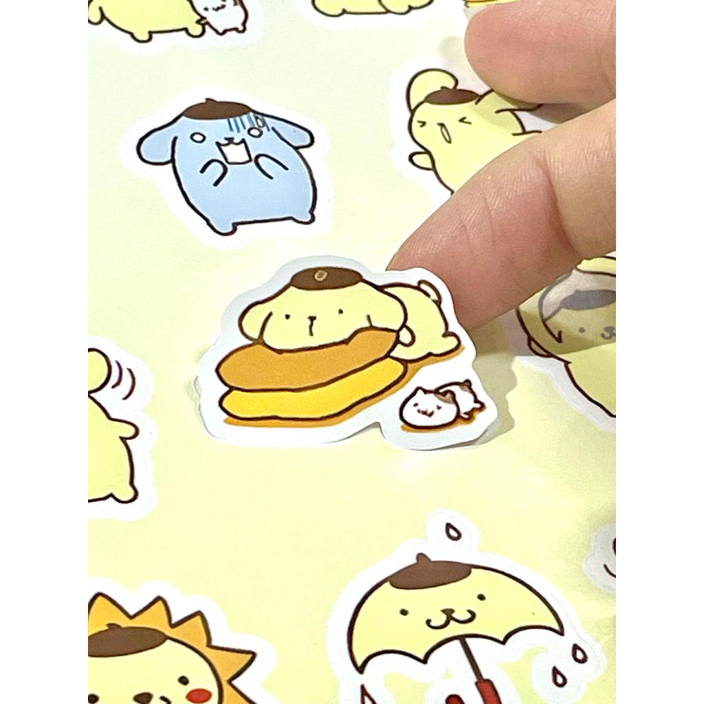 

Sticker Pack Sanrio Pompompurin | Stiker Karakter Lucu 2,5–3 cm Glossy - KK