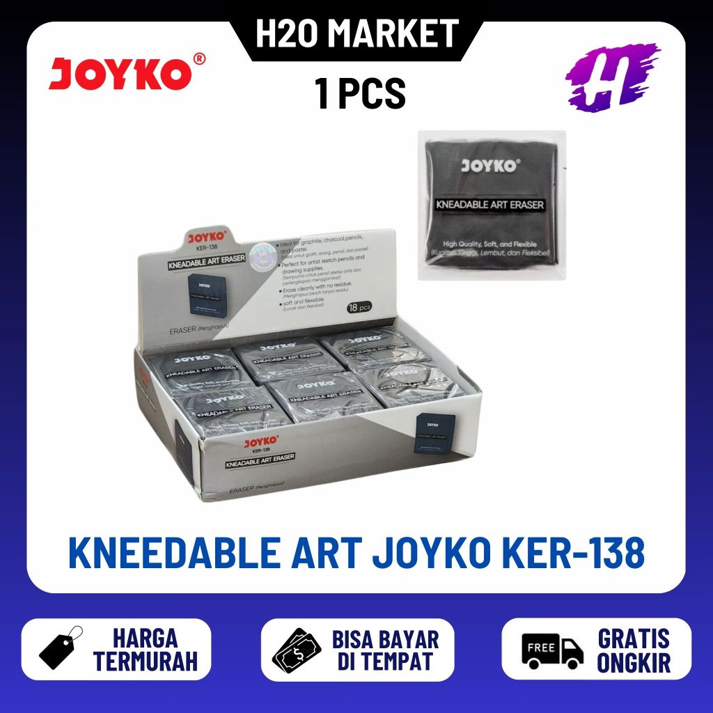 

❤️H2O❤️ Kneadable Art Eraser Penghapus Joyko KER-138