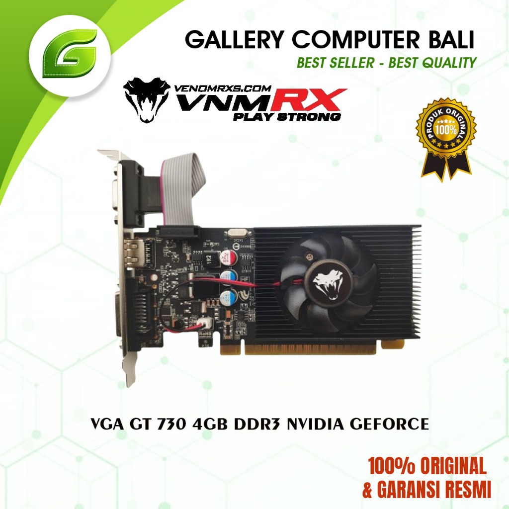 VenomRX GT 730 4G D3 VGA Card Venom