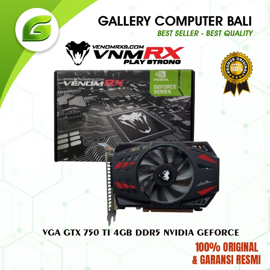 VenomRX GTX 750 TI 4G D5 VGA Card