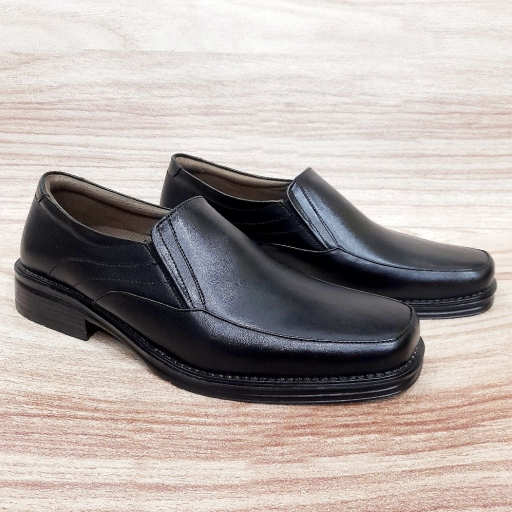 [ SIZE 38-46 ] SEPATU PANTOFEL PRIA KULIT SAPI ASLI SEPATU KERJA FORMAL PRIA