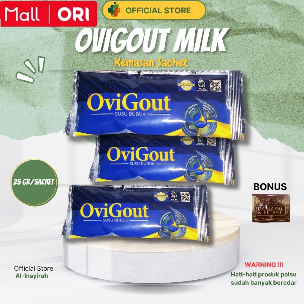 

1 Saschet Ovigout milk susu herbal untuk asam urat