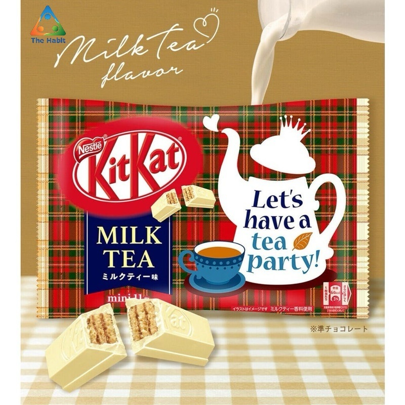 

(The Habit) Nestle Kit Kat Milk Tea Choco Wafer 7s