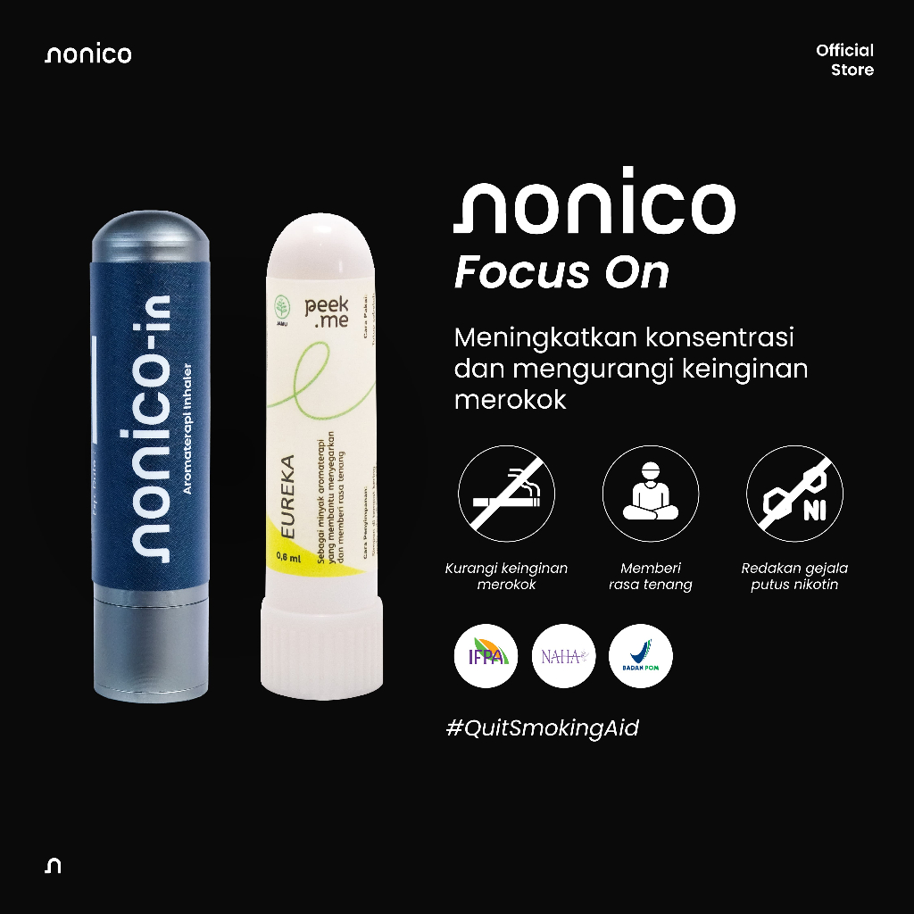 Nonico Focus On Package Bantu Fokus Lebih Maksimal Dan Anti Distraksi Merokok