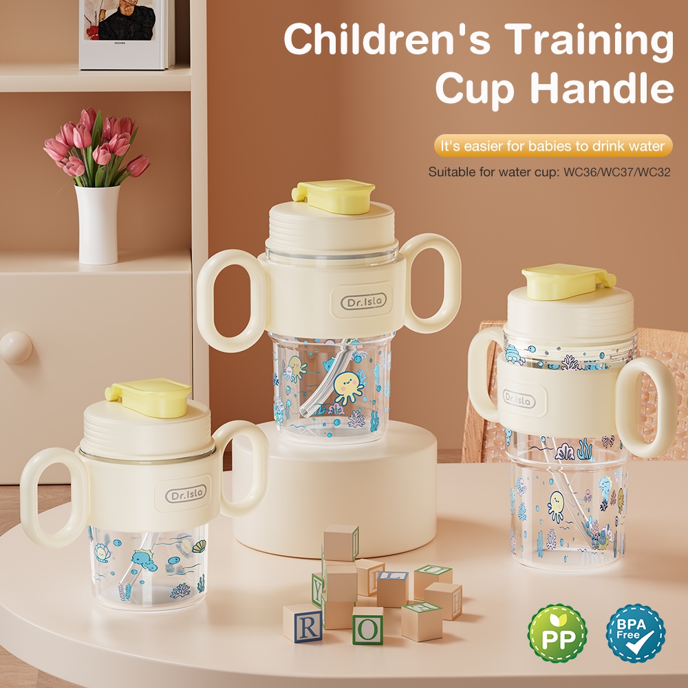 Dr.isla Pegangan Cup Gelas PP Botol Minum Handle Berlaku Untuk WC32/WC36/WC37 HD22
