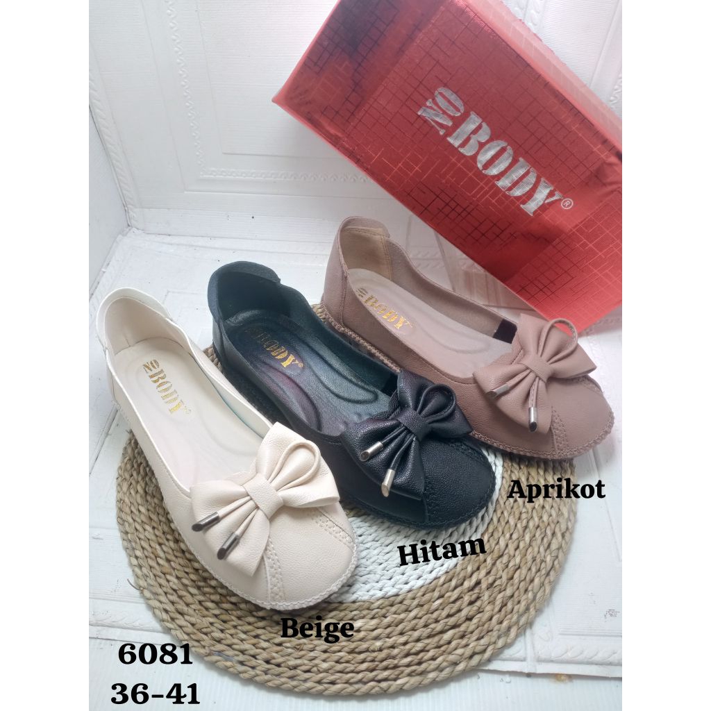 SEPATU FLAT IMPORT WANITA NOBODY 6081