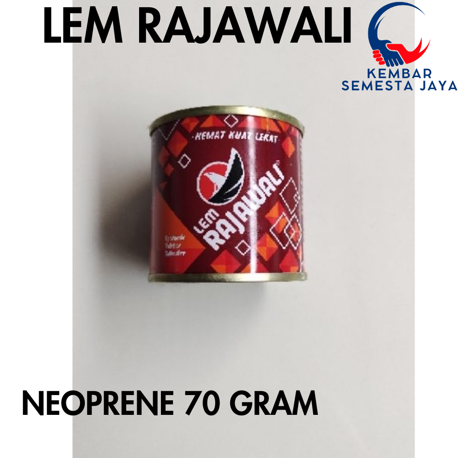 LEM FOX RAJAWALI LEM NEOPRENE 70 Gram Lem Kuning Serbaguna Kayu Kulit Karet Plastik HPL ASLI