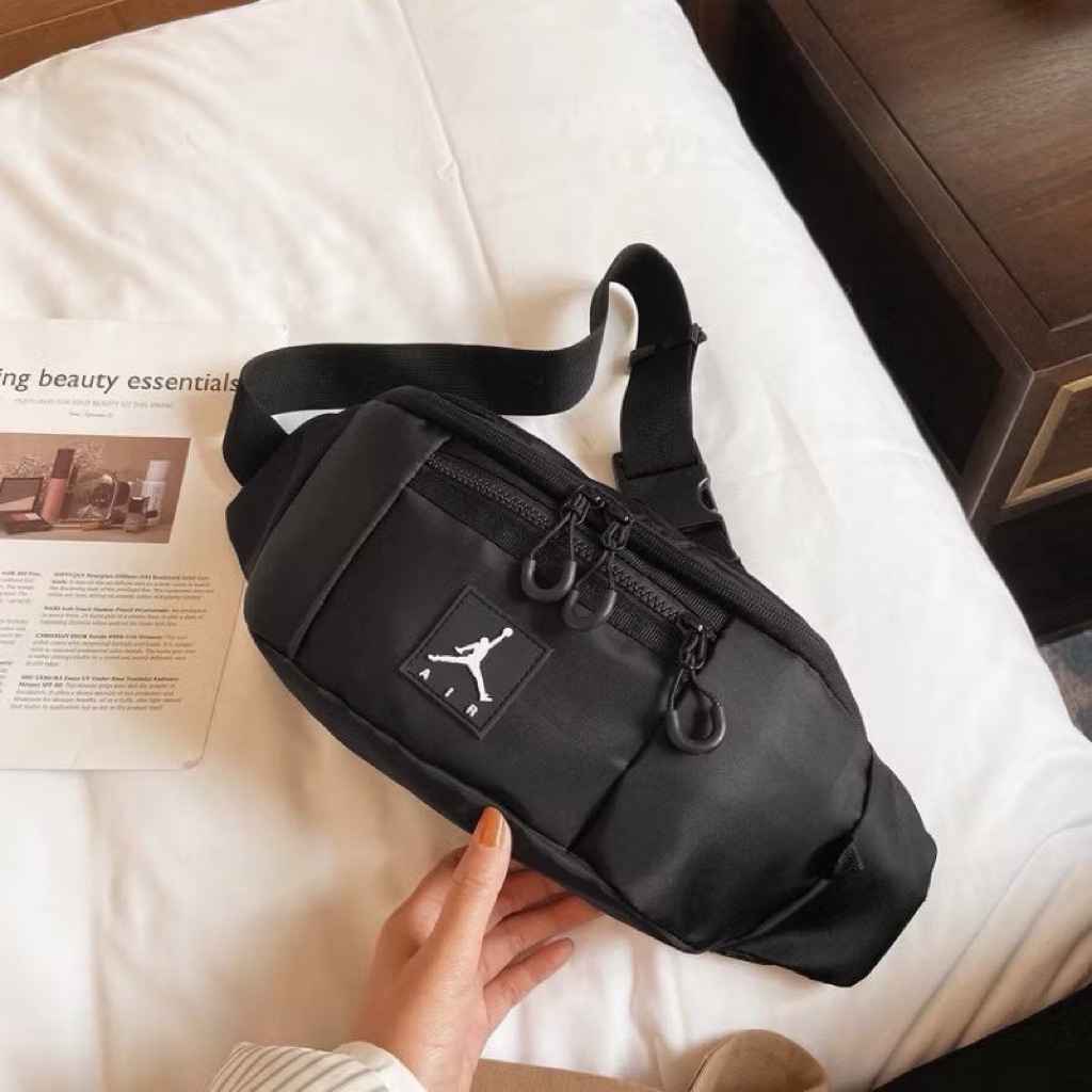 WAISTBAG AIR JORDAN FULL BLACK LUNAR