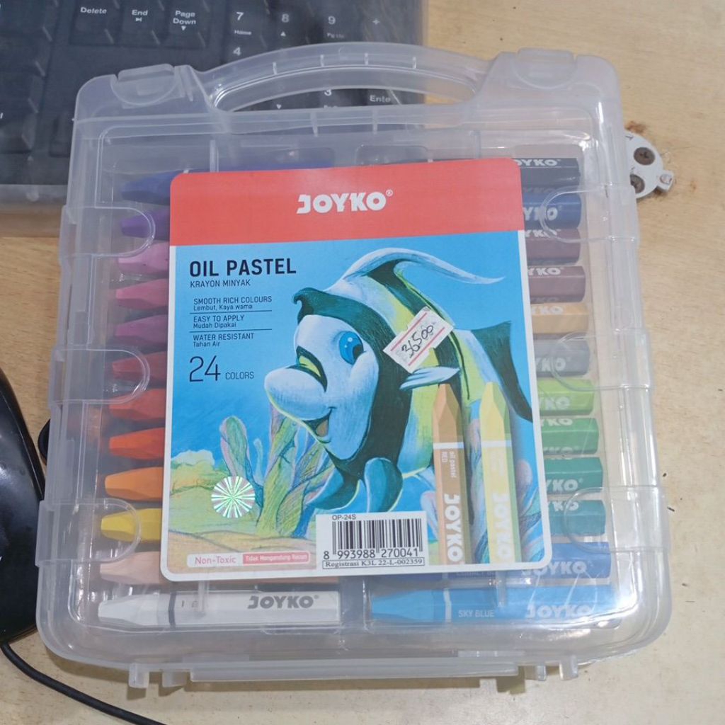 

JOYKO OIL PASTEL 24 COLOURS / CRAYON JOYKO 24 WARNA
