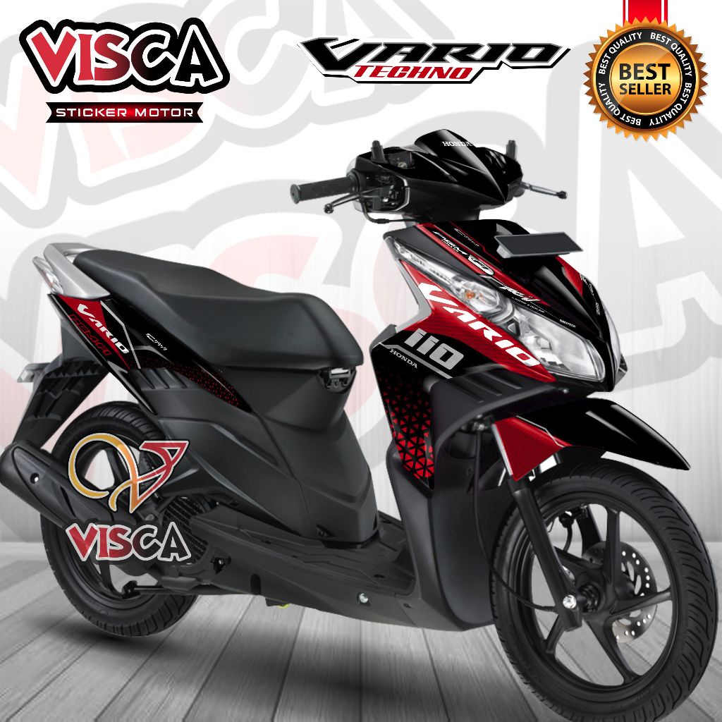 Decal Vario 110 Techno Full Body Stiker Vario 110 Techno Full Body Striping Vario 110 Techno Variasi