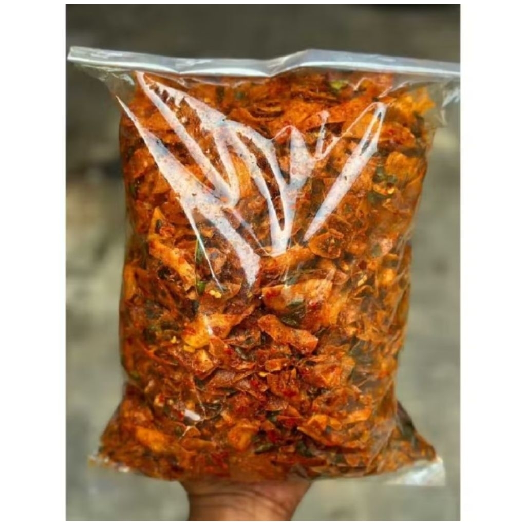 

KRIPIK SINGKONG KRIWIL VIRAL EXTRA PEDAS DAUN JERUK