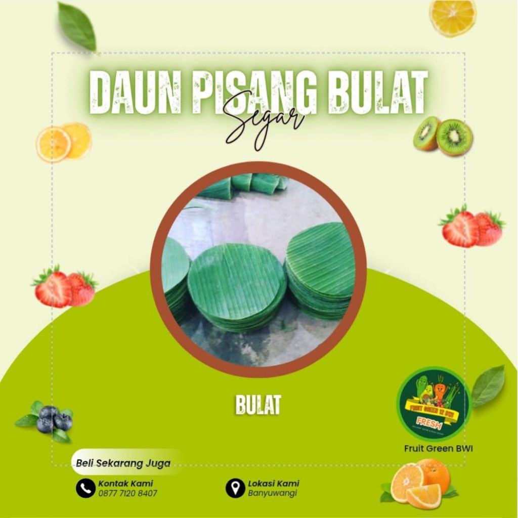 

daun pisang segar varian
