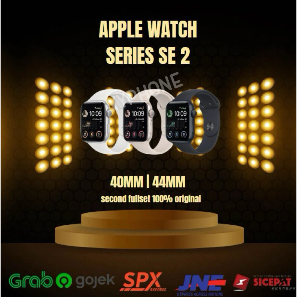 Apple Watch/iWatch Series SE GEN 2 40/44MM SE Second 100% Original Fullset Garansi Ex internasional