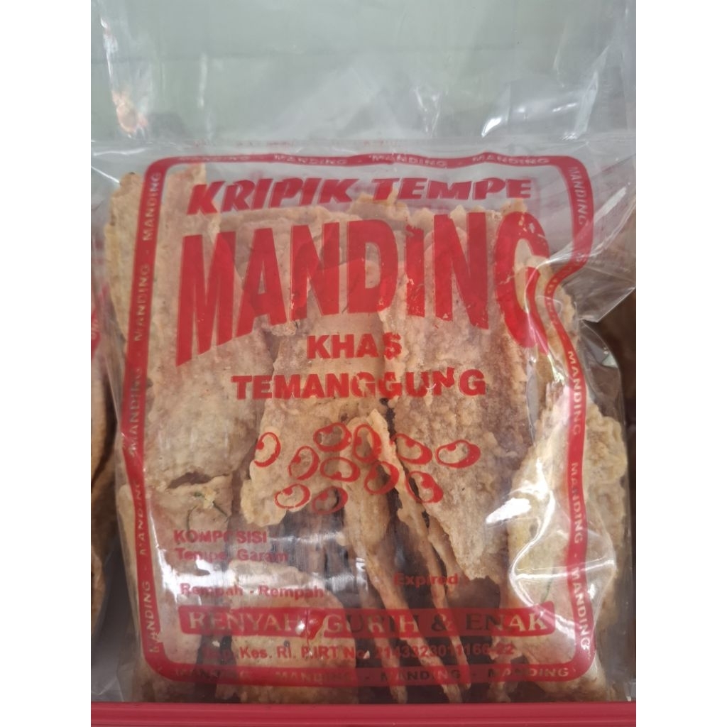 

Tempe Gembus Manding 200 gr