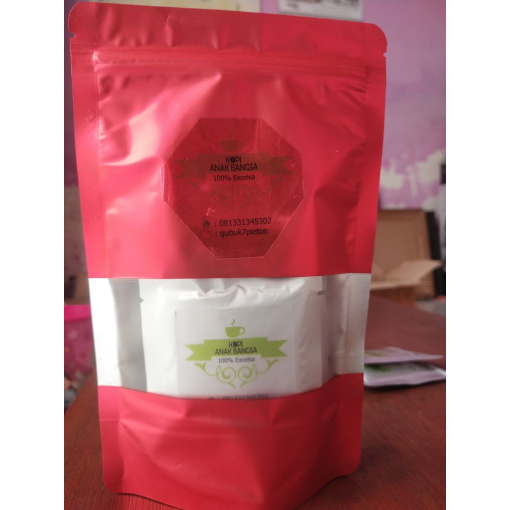 

KOPI ANAK BANGSA EXCELSA / KOPI SEDUH / KOPI BUBUK ASLI TANPA GULA / KOPI EXCELSA ASLI 100% / PENIKMAT KOPI / KOPI PER SACHET