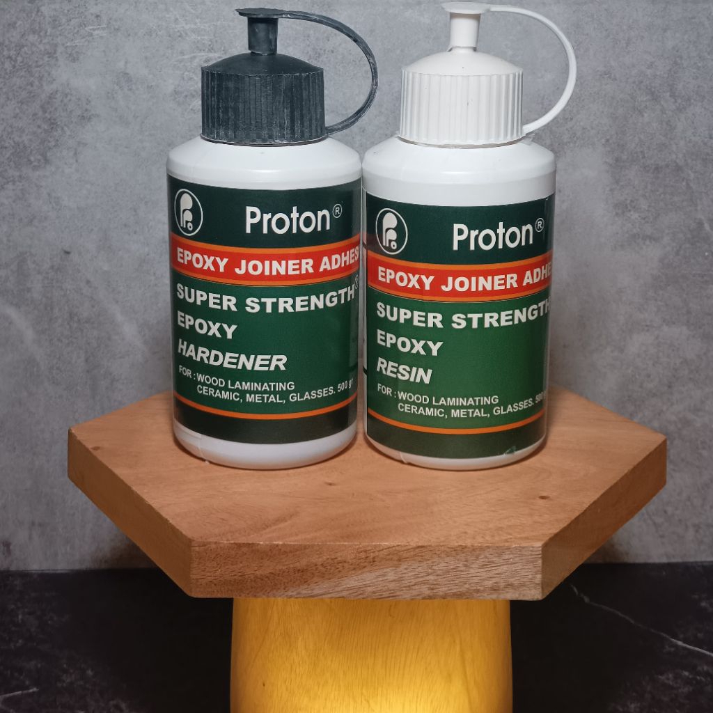 Epoxy Joiner Adhesive Proton 1 Set (500gr Resin + 500gr Hardener)