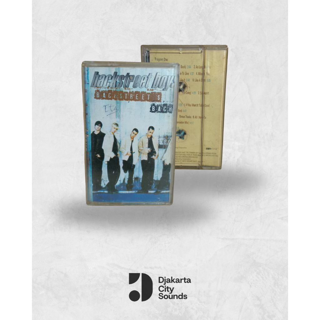 KASET PITA BACKSTREET BOYS - BACKSTREET BACKS