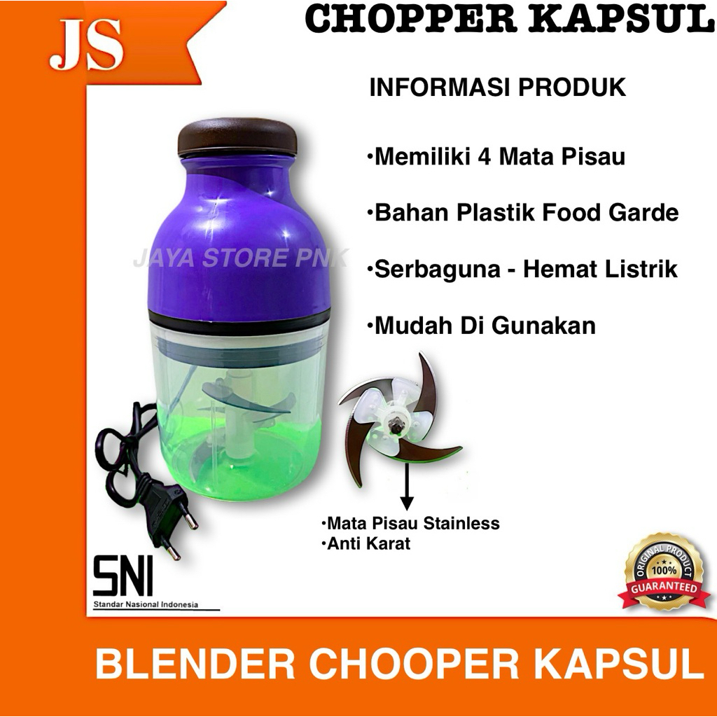 Blender Kapsul SERBAGUNA Blender Daging Blender Bumbu