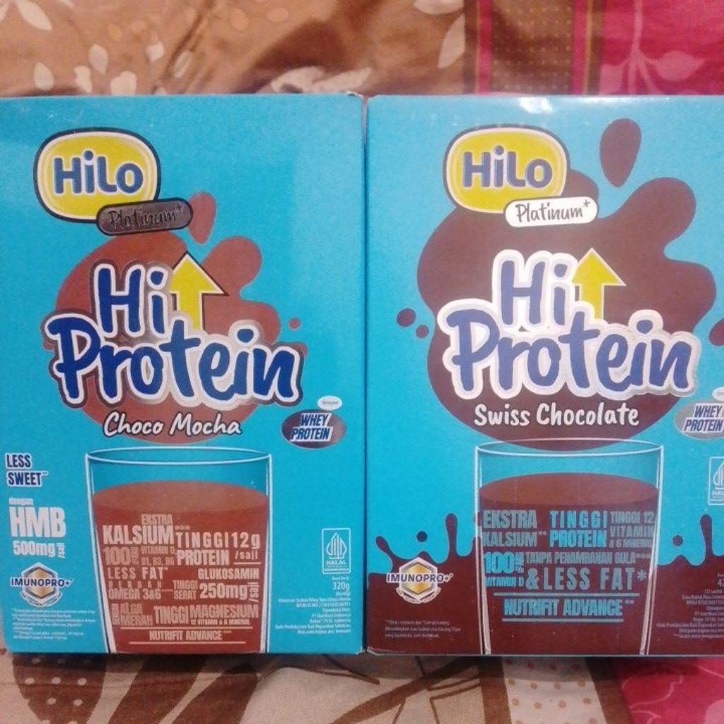 

Hilo platinum cokelat 420 dan coklat mocha 320 gram