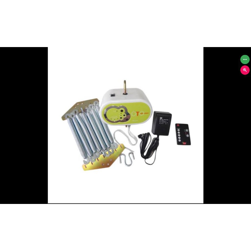 ayunan elektrik remote + musik oto baby cradle