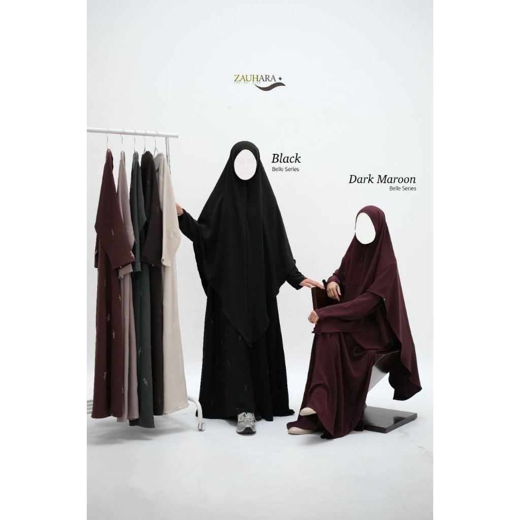 GAMIS BELLE SERIES VOL 1 BY ZAUHARA | GAMIS MINA ANTI UV SULTAN | GAMIS SET SYAR'I | GAMIS PREMIUM Z