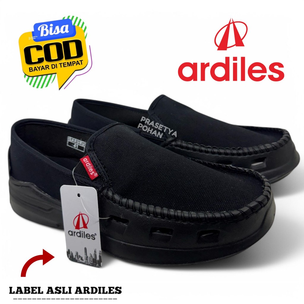 Sepatu Ardiles Slip On Pria Oxxyon Abu Biru Original - Slip On Ardiles Pria