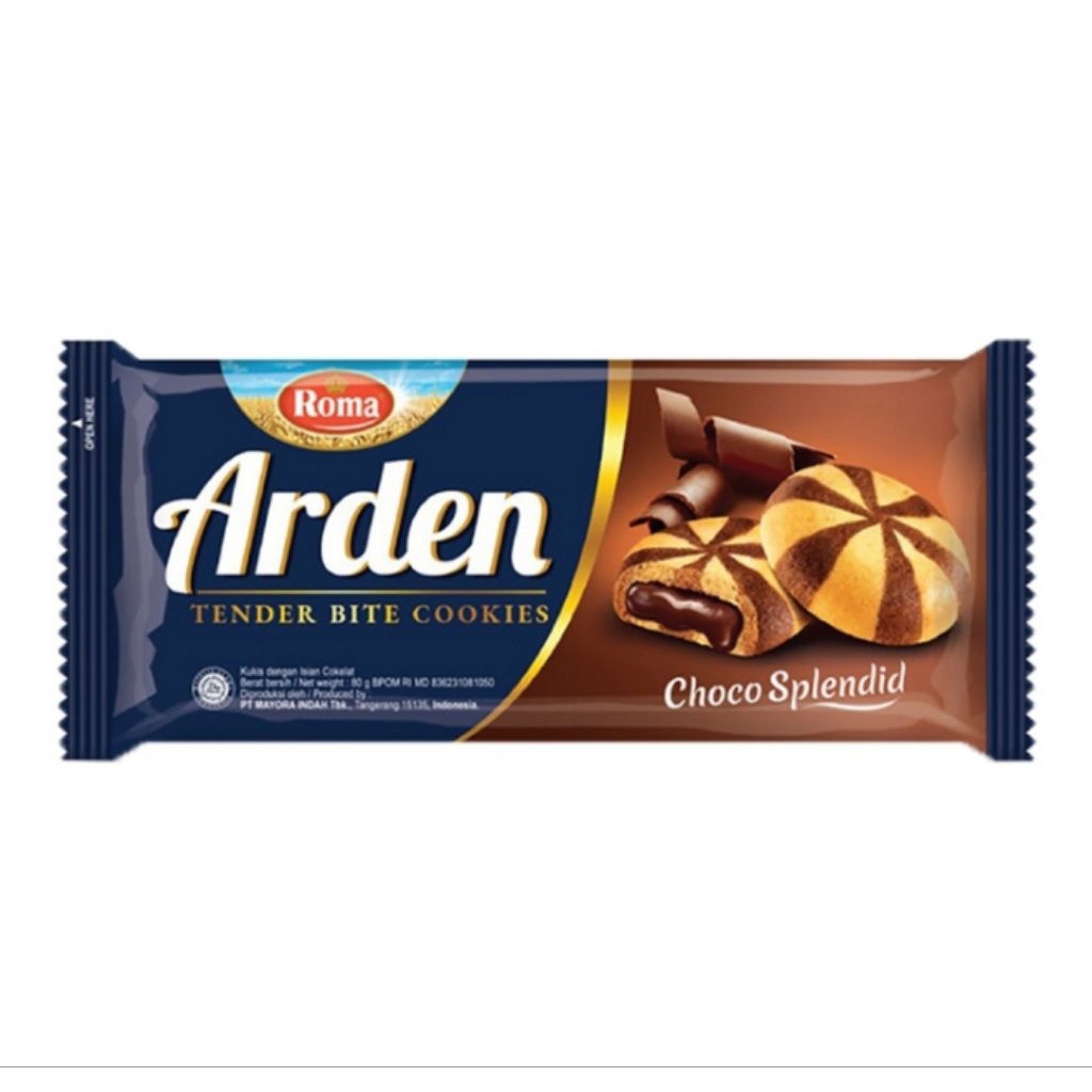 

Roma Arden Cookies Cokelat Splendid 80 g