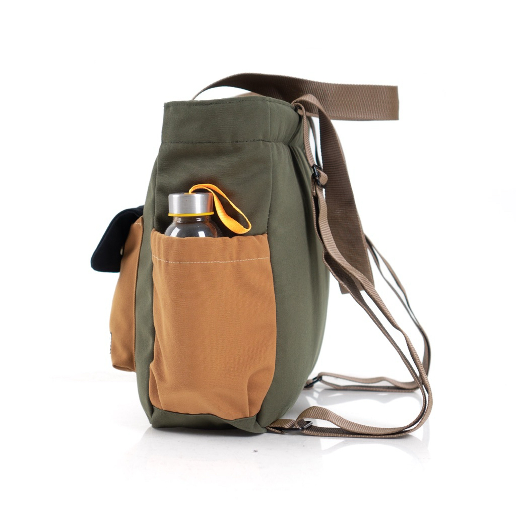 Hot Product Reka- Playful Totepack Camel & Squirrel - Totebag Kanvas Pria Wanita - Backpack Laptop