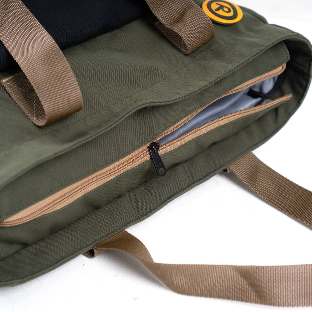 big promo reka- playful totepack camel & squirrel - totebag kanvas pria wanita - backpack laptop
