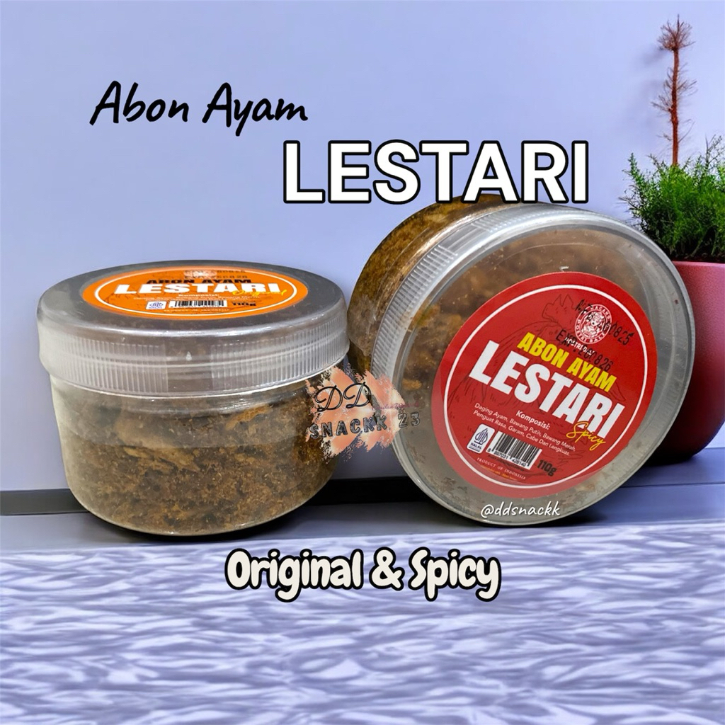 

ABON AYAM LESTARI ORIGINAL DAN SPICY HALAL