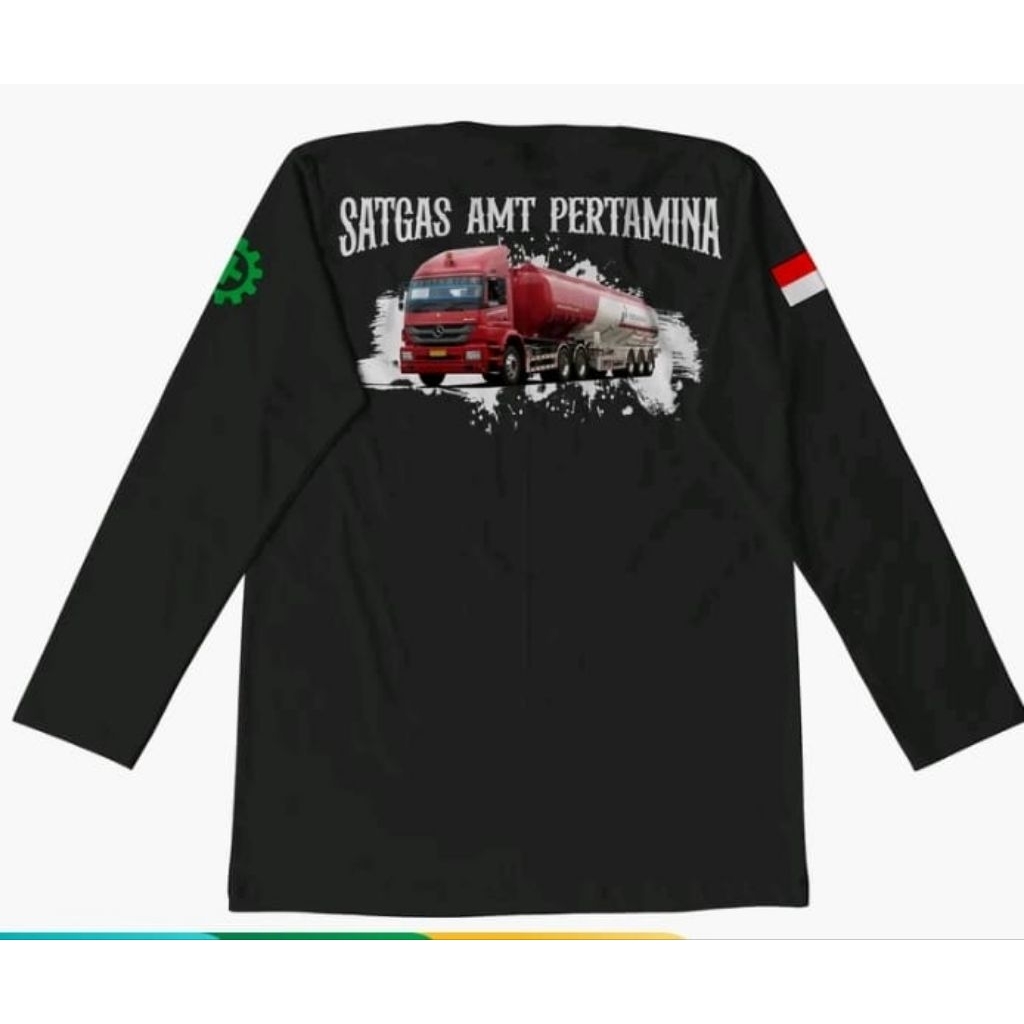 KAOS lengan Panjang Pertamina Satgas Amt Pertamina kaos tishrt