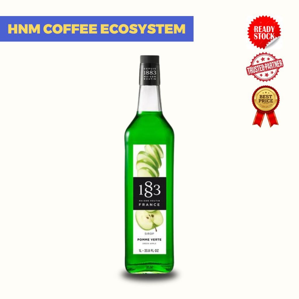 

Green Apple Syrup 1883 Maison Routin 1L