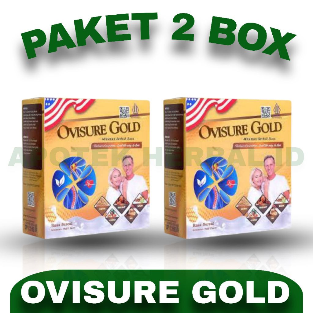

Paket 2 Box Susu Ovisure Gold Kemasan Terbaru Milk Susu Obat Tulang Dan Sendi